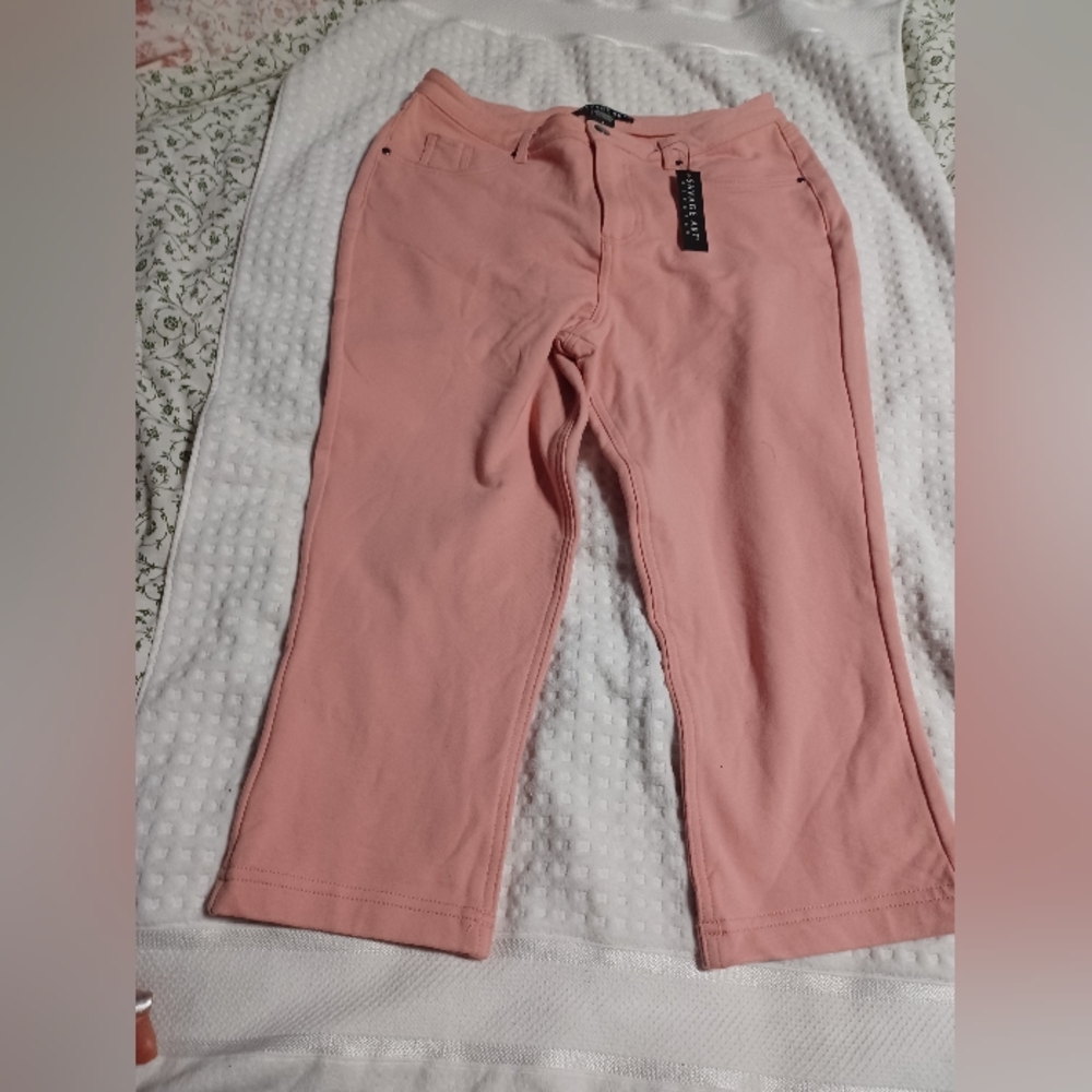 Pink Cropped Pants Size L